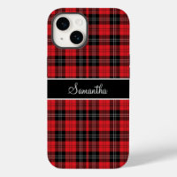 Tartan Rouge Noir et Blanc Buffalo Plaid