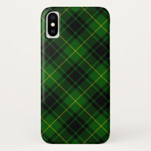 Etui iPhone Case-Mate tartan vert MacArthur carreau