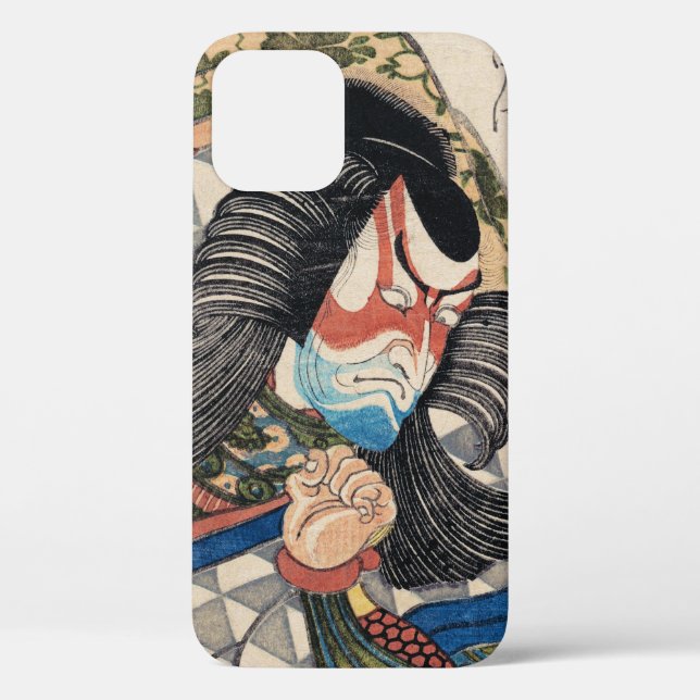 Coques Case-Mate iPhone tatouage de guerrier d'Ichikawa Danjuro kabuki sam (Verso)