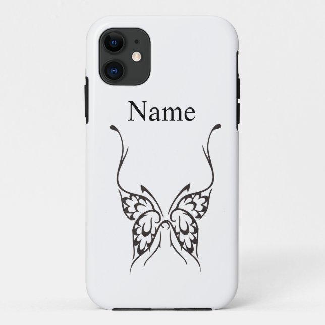 Coques Case-Mate iPhone Tatouage papillon stylisé Thunder_Cove (Dos)