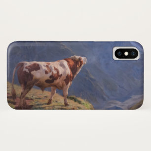 Case-Mate iPhone Case Taureau dans les Alpes (par Eugène Burnand)