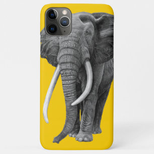 Case-Mate iPhone Case Taureau Dessin au crayon avec vintage jaune