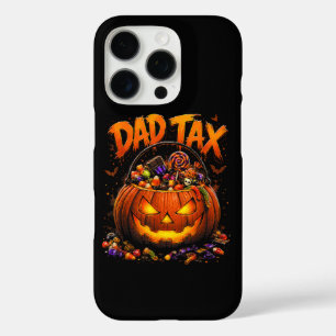 Coques iPhone 16 Pro Taxe Papa Drôle Halloween Citrouille