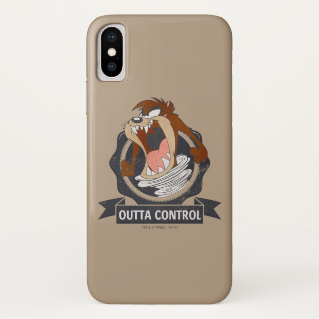 Coques Case-Mate iPhone TAZ™ Hors Contrôle (Dos)