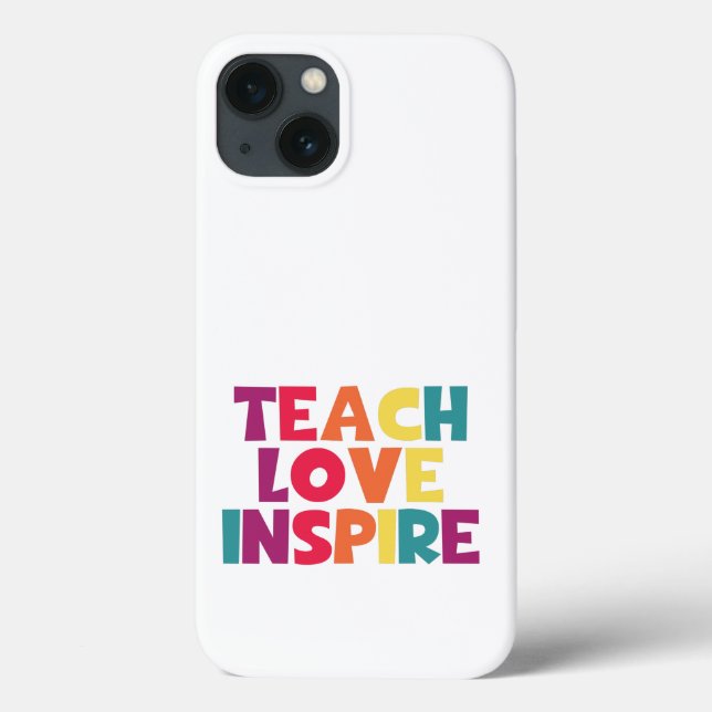 Coques Case-Mate iPhone Teach Love Inspire! (Verso)