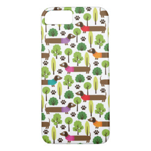 Case-Mate iPhone Case Teckels sur une promenade en parc
