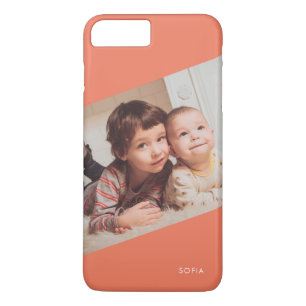 Coque iPhone 7 Plus Téléchargez votre monogramme photo