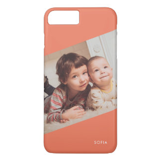 Coque iPhone 7 Plus Téléchargez votre monogramme photo
