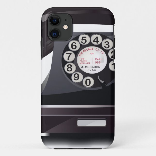 Coques Case-Mate iPhone Téléphone à cadran (Dos)