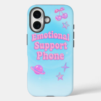 Coques iPhone 16 Téléphone de support émotionnel