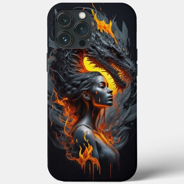 Coques Case-Mate iPhone téléphone dragon boîtier iphone 13 : Mystical Eleg (Verso)