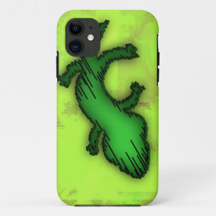 Coque iPhone 11 Téléphone Green Lizard