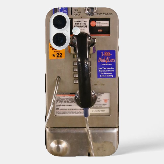 Coques Case-Mate iPhone Téléphone public NYC Téléphone payant (Verso)