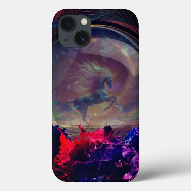 Coques Case-Mate iPhone Téléphone - Unicorn Splash (Verso)
