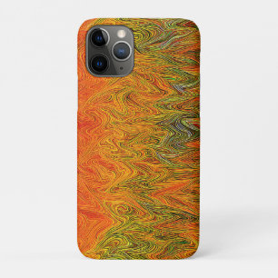 Case-Mate iPhone Case "Tempête neurale" Orange jaune Abstrait