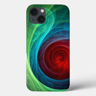 Case-Mate iPhone Case Tempête rouge Floral Art moderne Abstrait Motif co