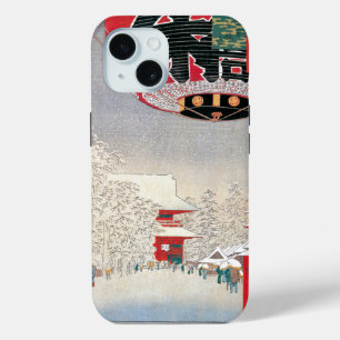 Coque Pour iPhone 15 Temple de Kinryuzan, Asakusa, 1856