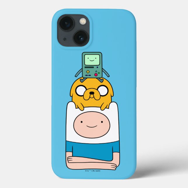 Coques Case-Mate iPhone Temps d'aventure | BMO, Jake & Finn (Verso)