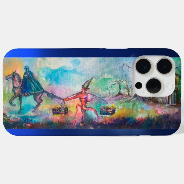 Coques Case-Mate iPhone TEMPTATION Chevalier foncé, Devils Trésor Nuit Ble (Verso (horizontal))