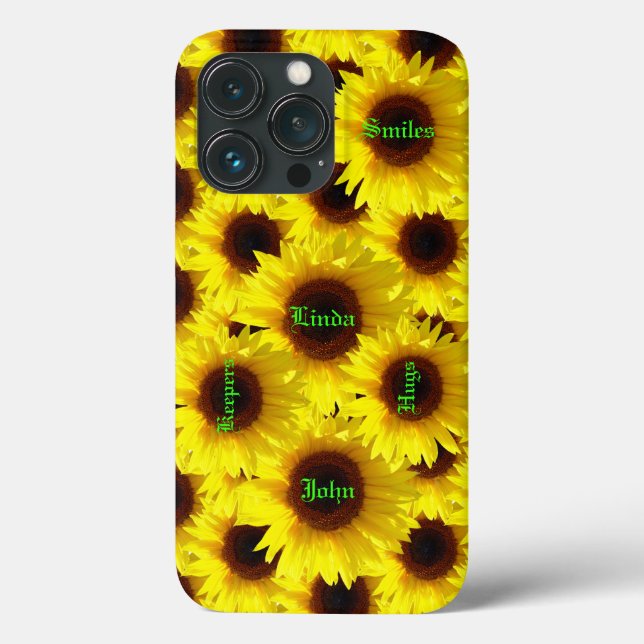 Coques Case-Mate iPhone Tendances des tournesols -À peine là (Verso)