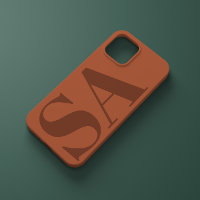 Teracotta moderne initial minima contemporain Cas