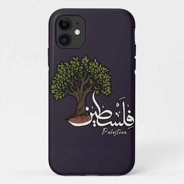Coques Case-Mate iPhone Terme arabe palestinien avec Olivier palestinien (Dos)