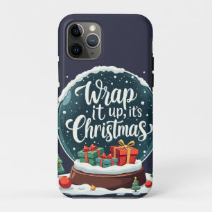 Case-Mate iPhone Case Terminer C’est Noël Snow Globe Design