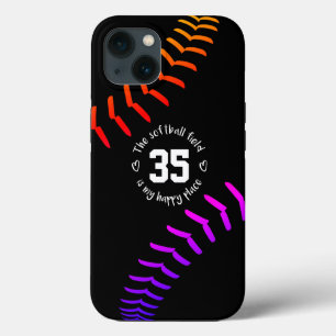 Case-Mate iPhone Case terrain de softball brillant et audacieux mon endr