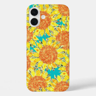 Coques iPhone 16 Plus terrain de tournesol