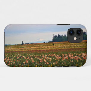 Case-Mate iPhone Case Terrain de tulipe avec Mt Hood, Oregon