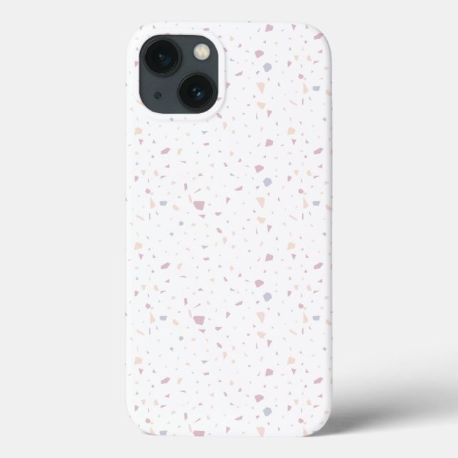 Coques Case-Mate iPhone Terrazzo Motif Neutre Naturel Élégant (Verso)