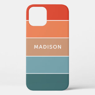 Case-Mate iPhone Case Terre Colorblock Personnalisée Couleur Moderne Nom