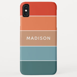 Case-Mate iPhone Case Terre colorée moderne bloc de couleur nom personna
