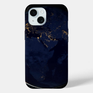 Coque Pour iPhone 15 Terre Pleine Avec Lumières De Ville