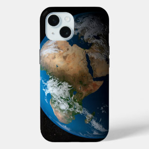 Coque Pour iPhone 15 Terre Pleine Montrant Des Nuages Simulés Sur L'Afr