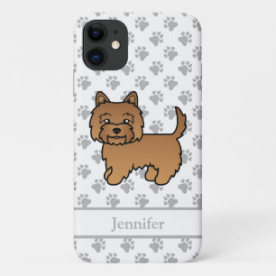 Case-Mate iPhone Case Terrier Cairn Rouge Chien de Dessin Animé Mignon &