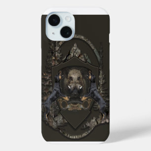 Coque Pour iPhone 15 Terrier de chasse allemand, Jagdterrier