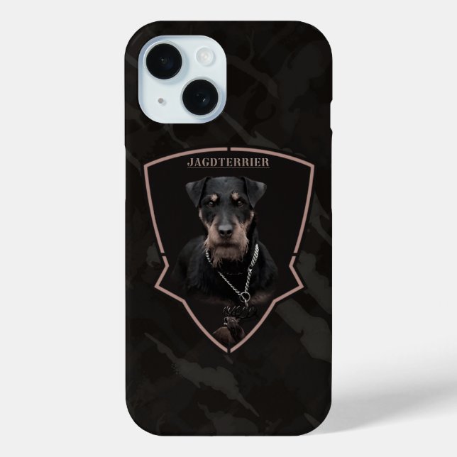 Coques Case-Mate iPhone Terrier de chasse allemand, Jagdterrier (Verso)