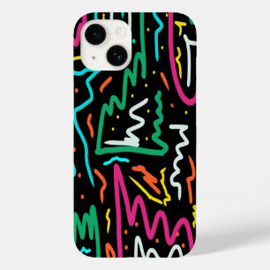 Coque Pour iPhone 14 Tête de contraste Gras Neon