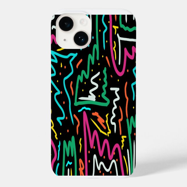 Coques Case-Mate iPhone Tête de contraste Gras Neon (Verso)