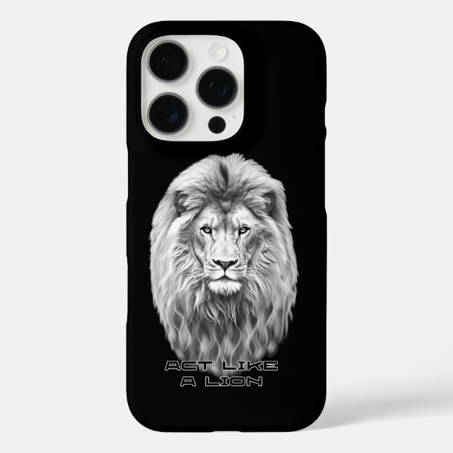 Coques Case-Mate iPhone Tête de lion (Verso)