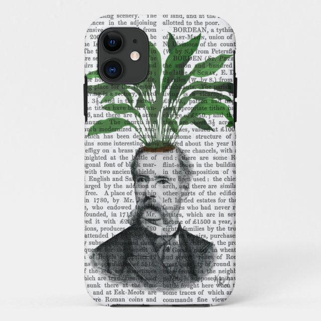 Coques Case-Mate iPhone Tête d'usine de tête d'aspidistra (Dos)