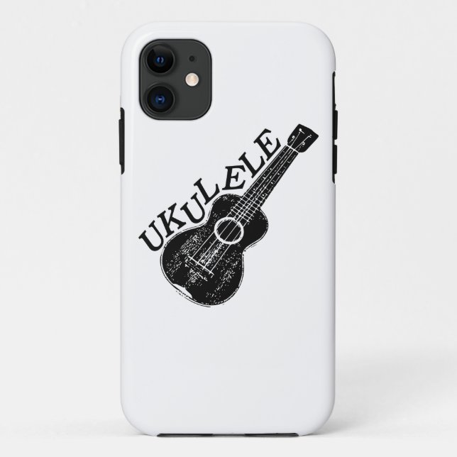 Coques Case-Mate iPhone Texte Et Image Ukulele (Dos)