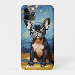 Case-Mate iPhone Case 🐕 texte personnalisé, chiot Frenchie