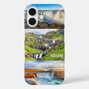 Coques iPhone 16 Texte personnalisé Islande