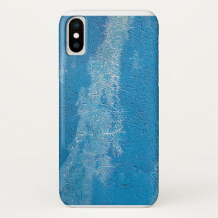 Case-Mate iPhone Case texture abstraite de peinture bleue