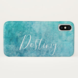 Case-Mate iPhone Case Texture Bleu Grunge