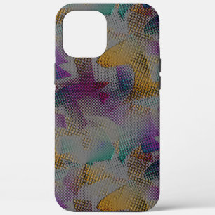 Case-Mate iPhone Case Texture colorée avec petites formes géométriques d