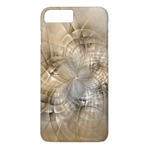 Coques Pour iPhone Texture d'art fractal abstrait de tons terrestres