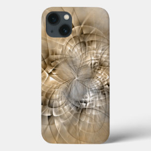 Case-Mate iPhone Case Texture d'art fractal moderne abstrait tons de ter